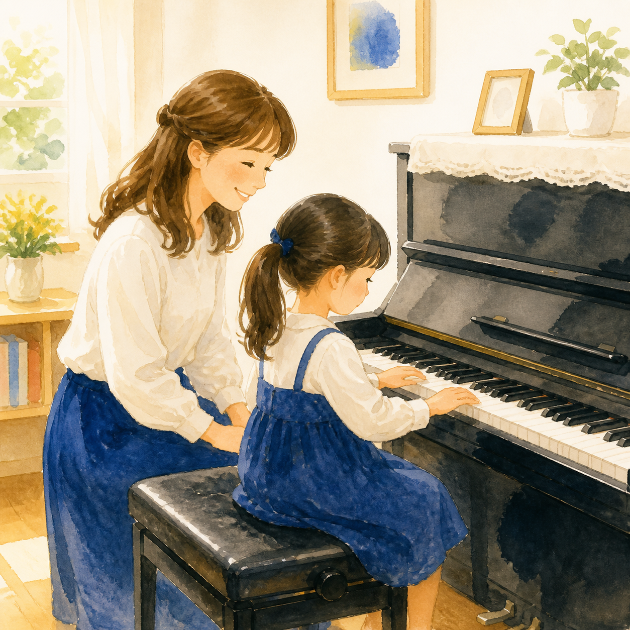 子供のピアノレッスン