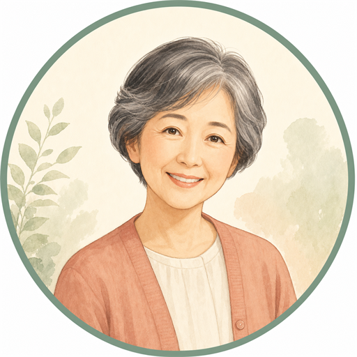 60代女性の利用者イラスト
